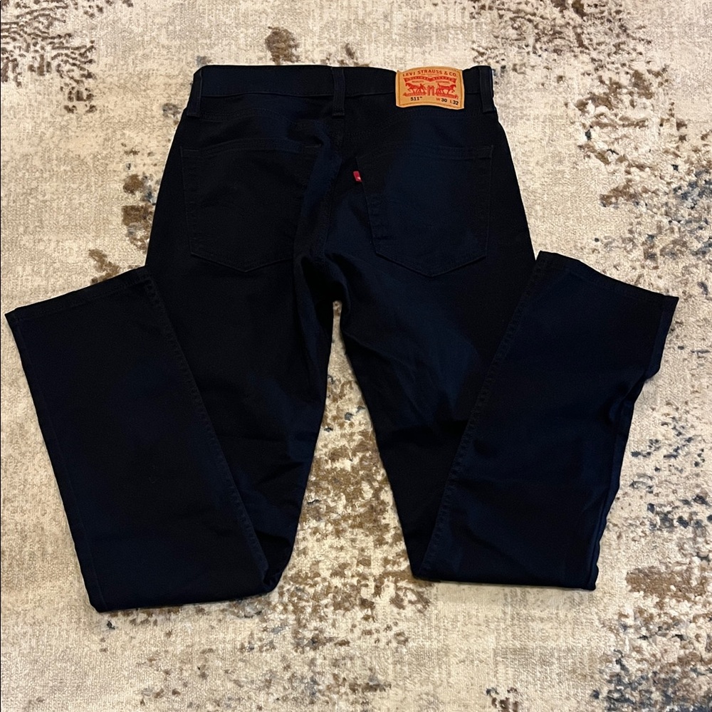 Levi's Men's Dark Blue Straight Jeans